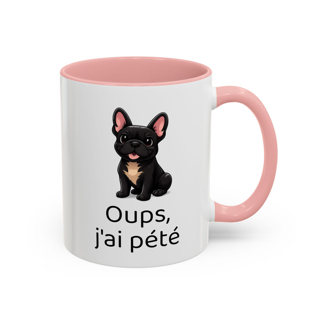 Mug Bouledogue Français — "Oups, j'ai pété"