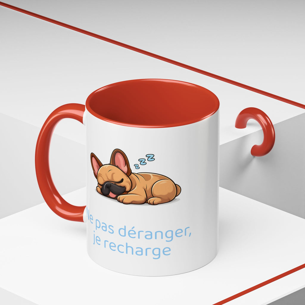 Ne pas déranger, je recharge mug - Bouledogue Français