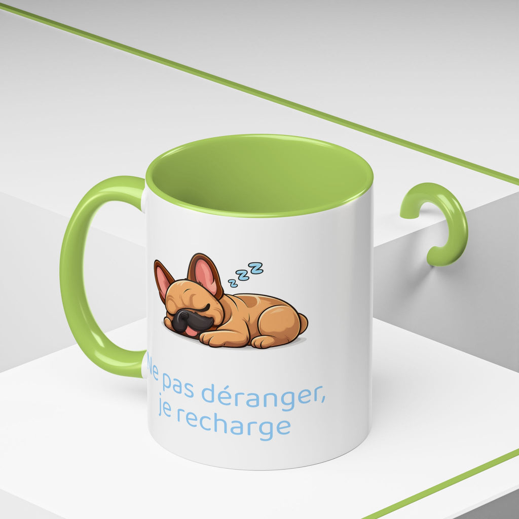 Ne pas déranger, je recharge mug - Bouledogue Français