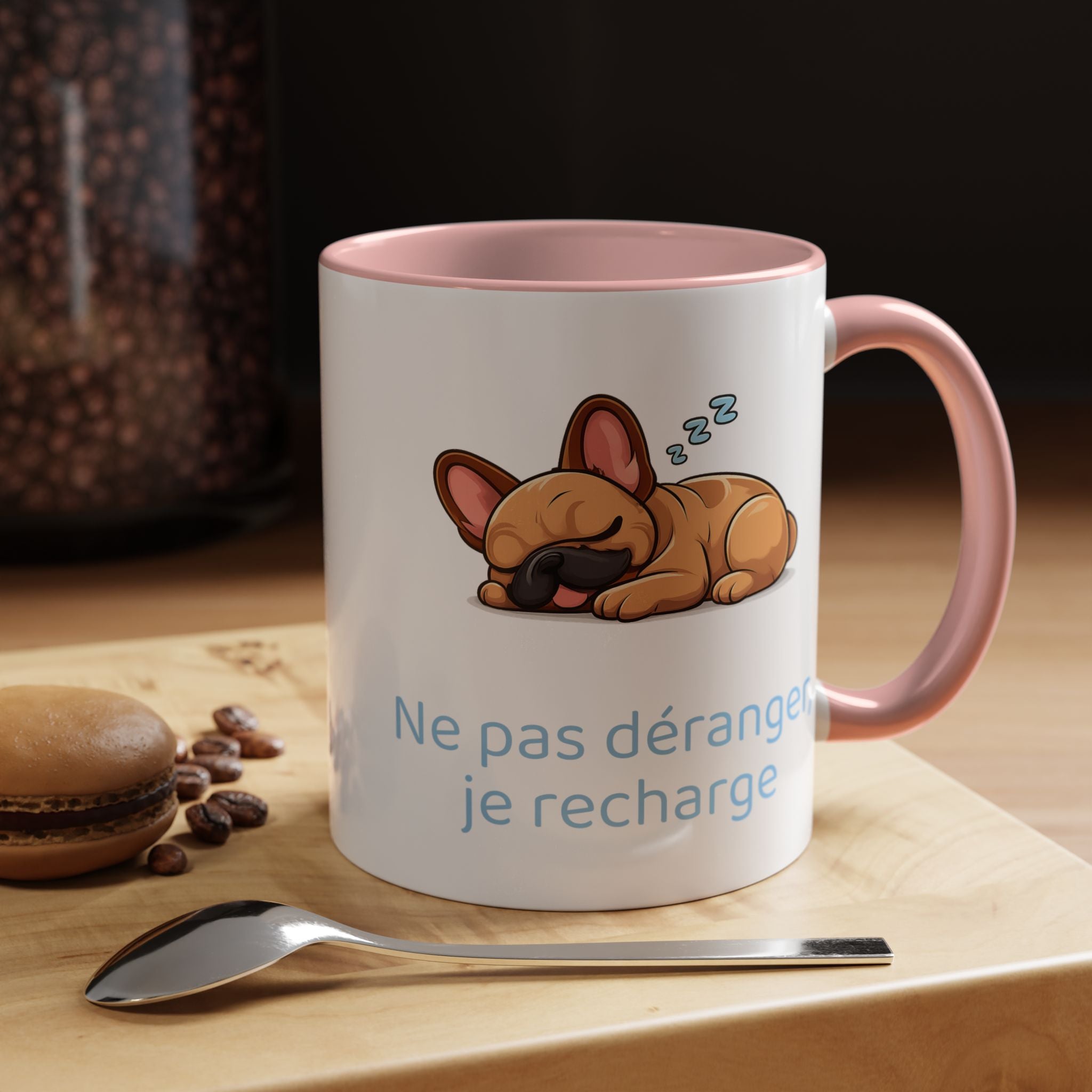 Ne pas déranger, je recharge mug - Bouledogue Français