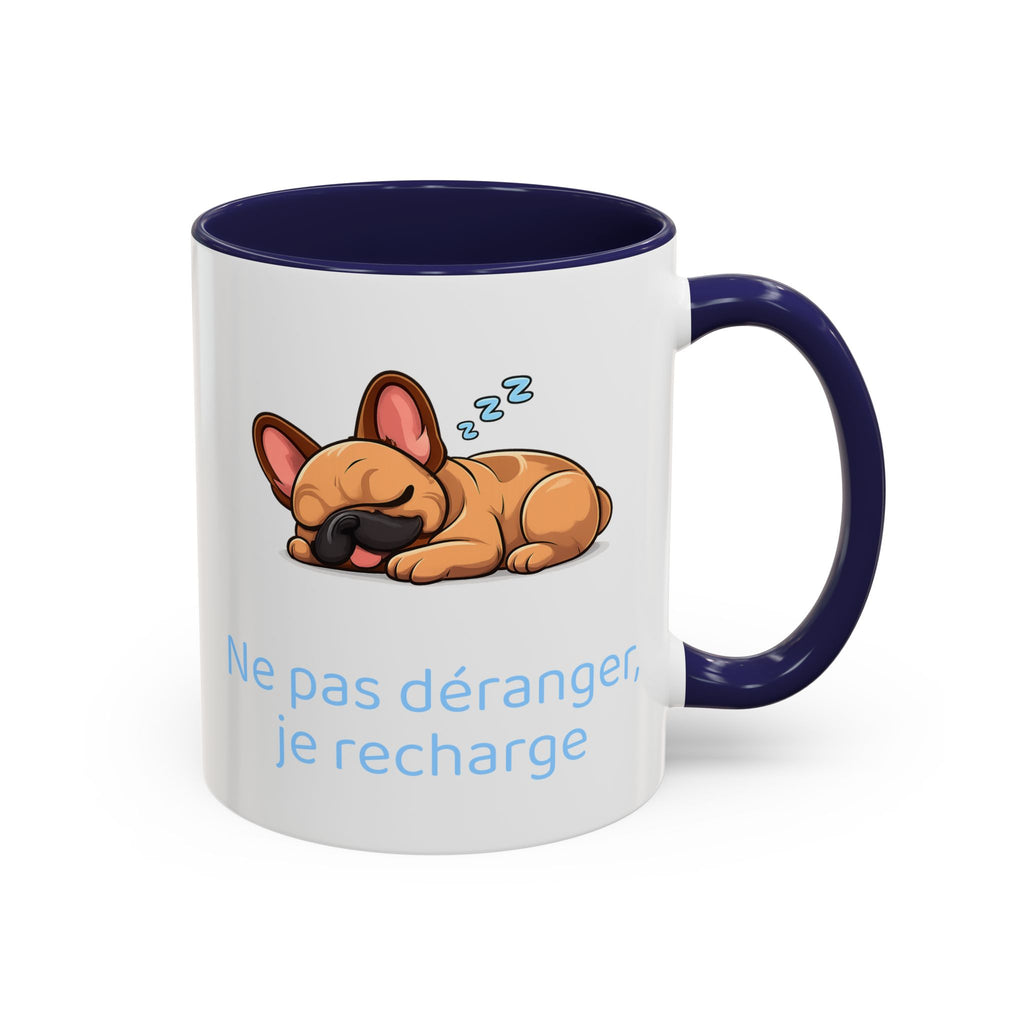 Ne pas déranger, je recharge mug - Bouledogue Français
