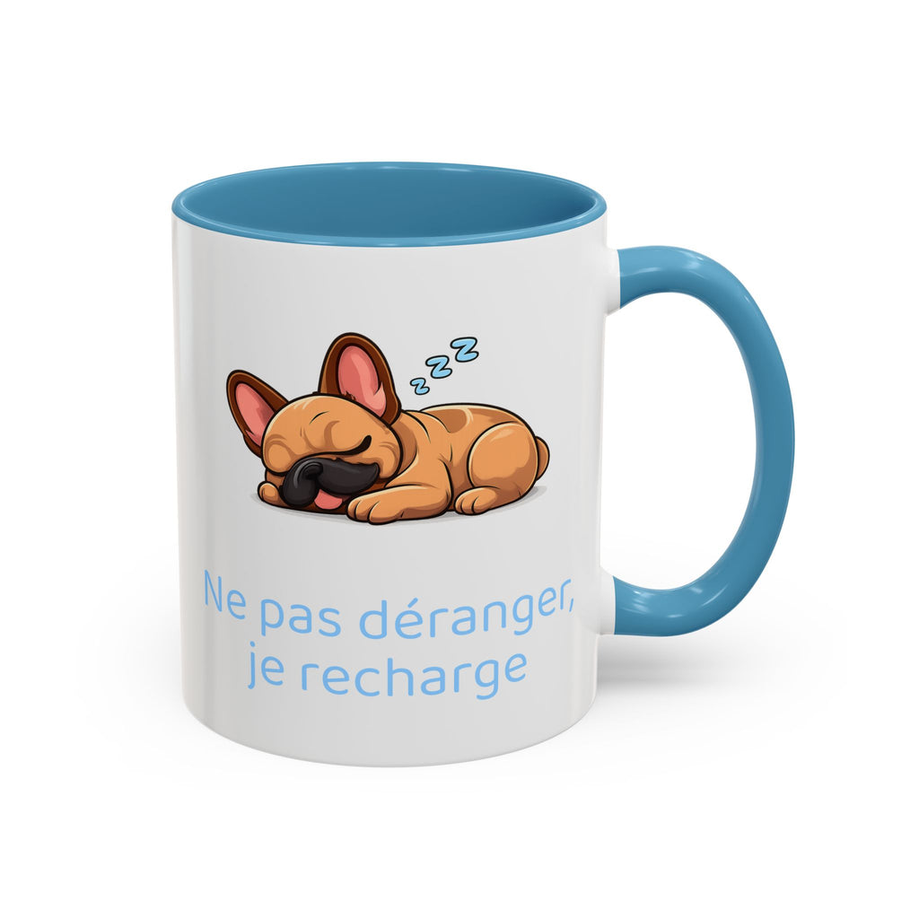 Ne pas déranger, je recharge mug - Bouledogue Français