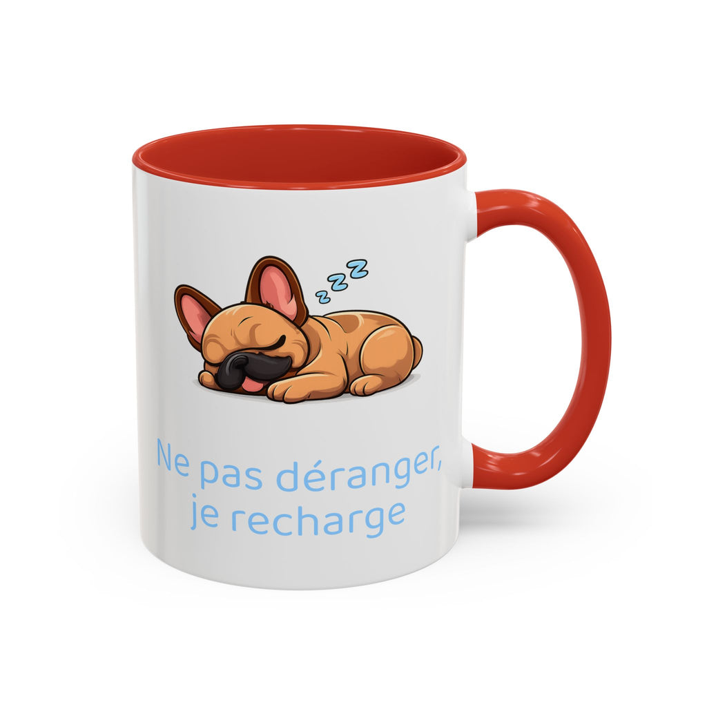 Ne pas déranger, je recharge mug - Bouledogue Français
