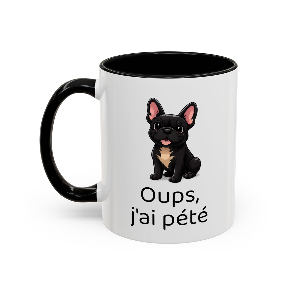 Mug Bouledogue Français — "Oups, j'ai pété"