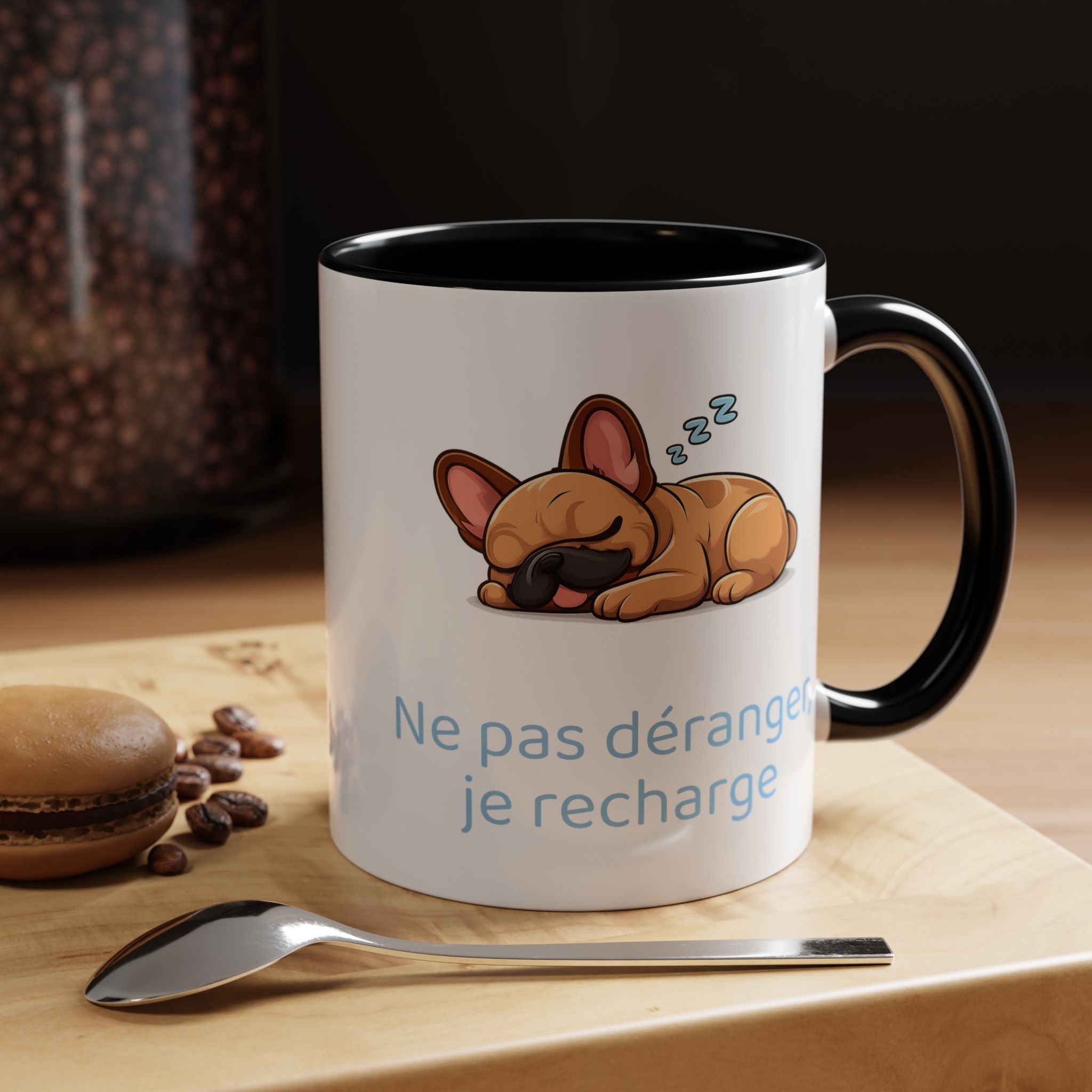 Ne pas déranger, je recharge mug - Bouledogue Français