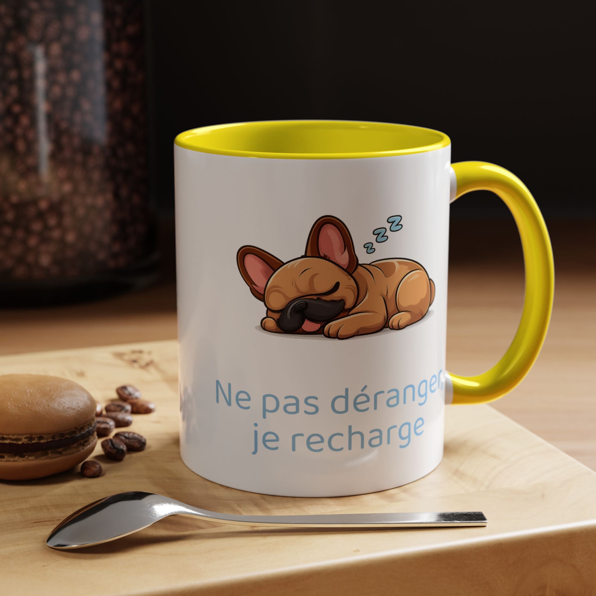 Ne pas déranger, je recharge mug - Bouledogue Français