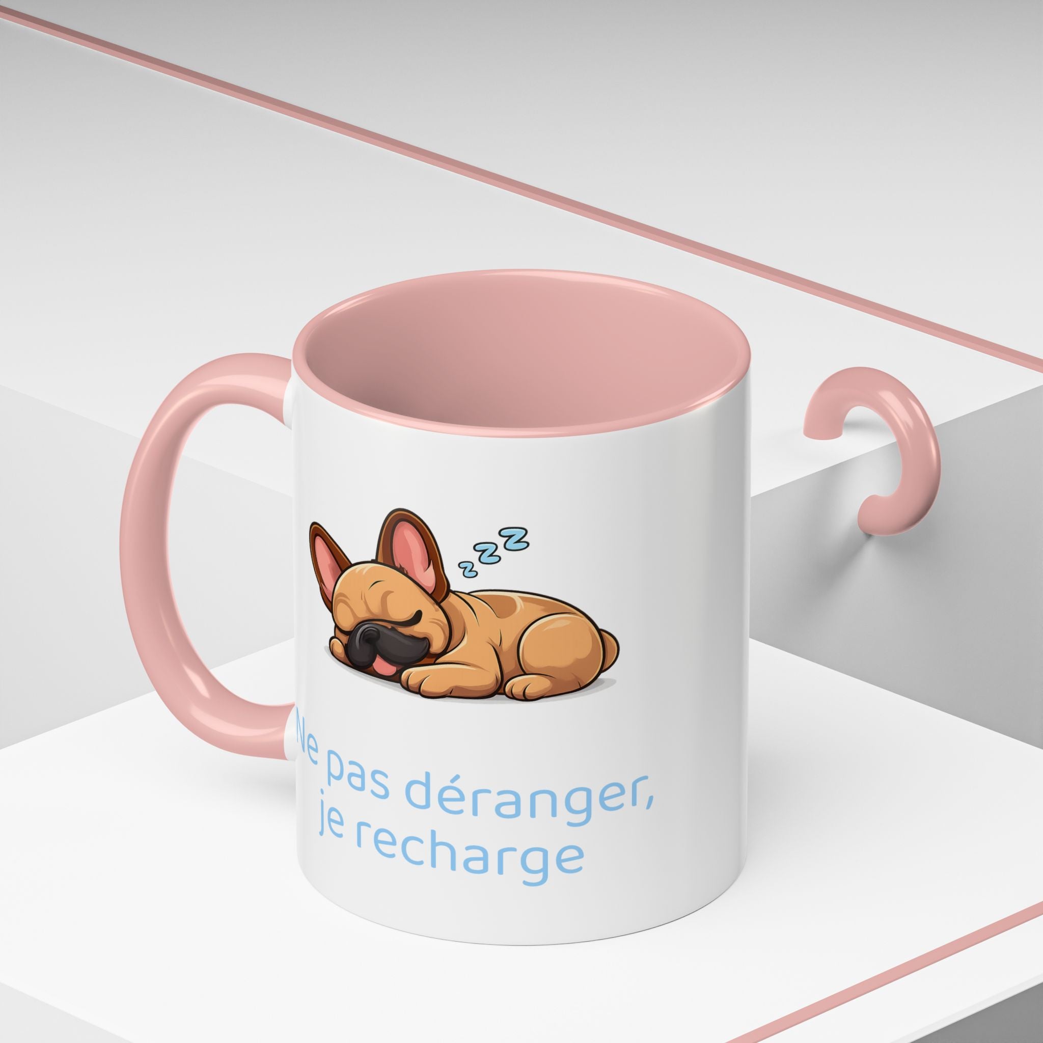 Ne pas déranger, je recharge mug - Bouledogue Français