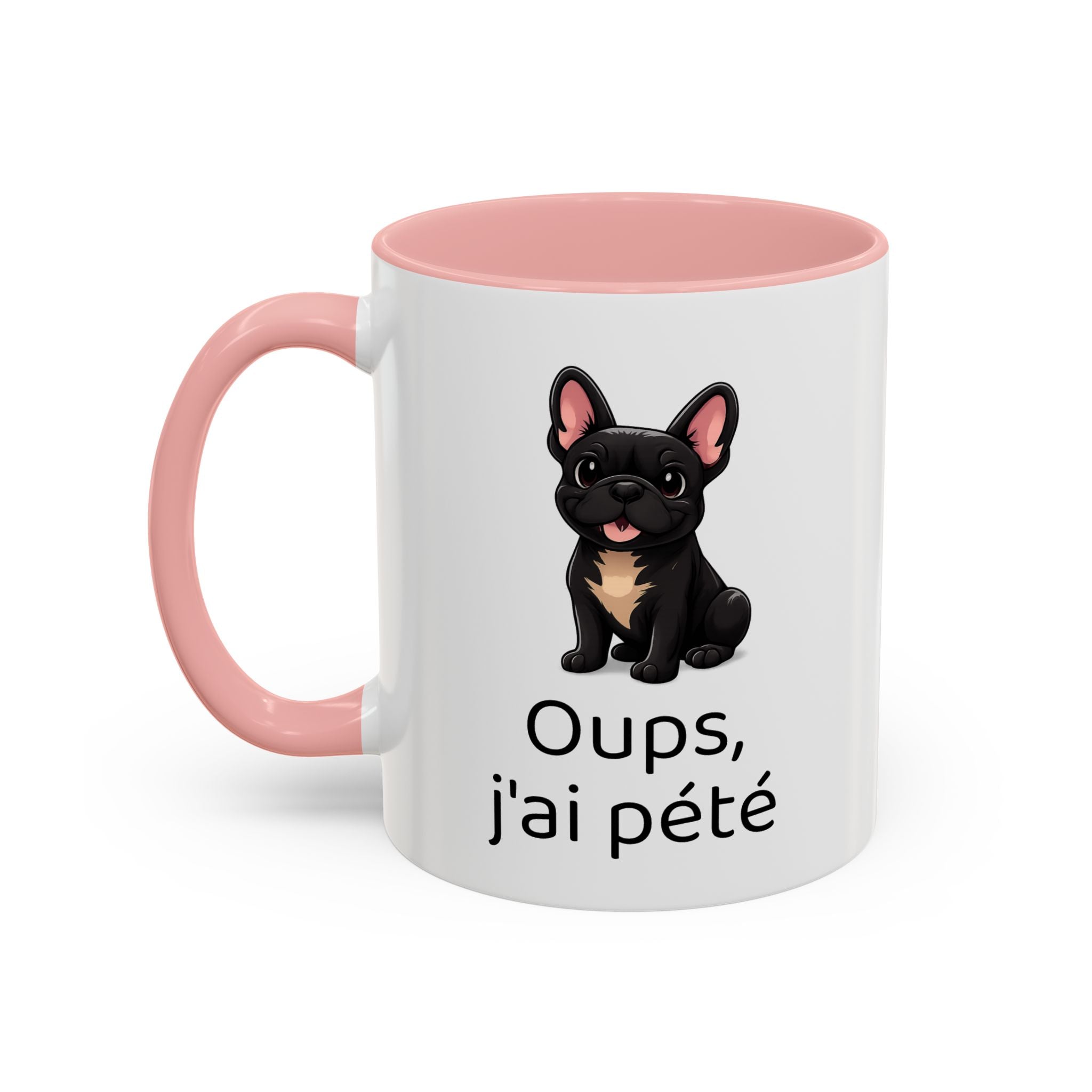 Mug Bouledogue Français — "Oups, j'ai pété"