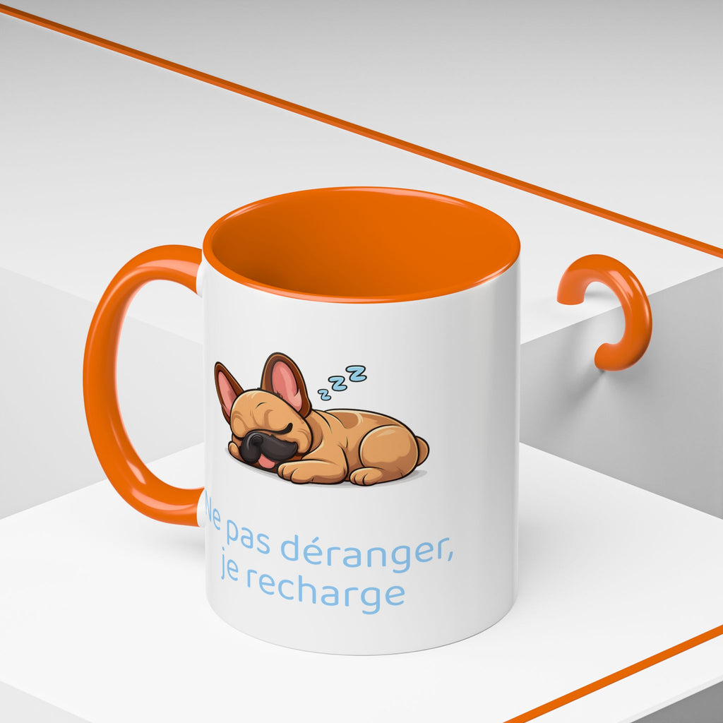 Ne pas déranger, je recharge mug - Bouledogue Français
