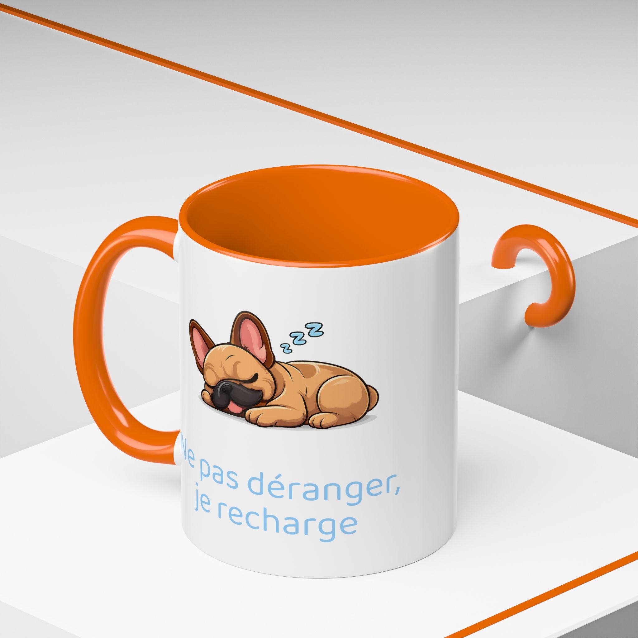 Ne pas déranger, je recharge mug - Bouledogue Français