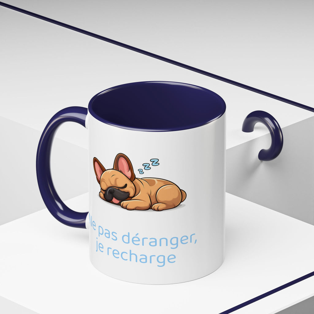 Ne pas déranger, je recharge mug - Bouledogue Français