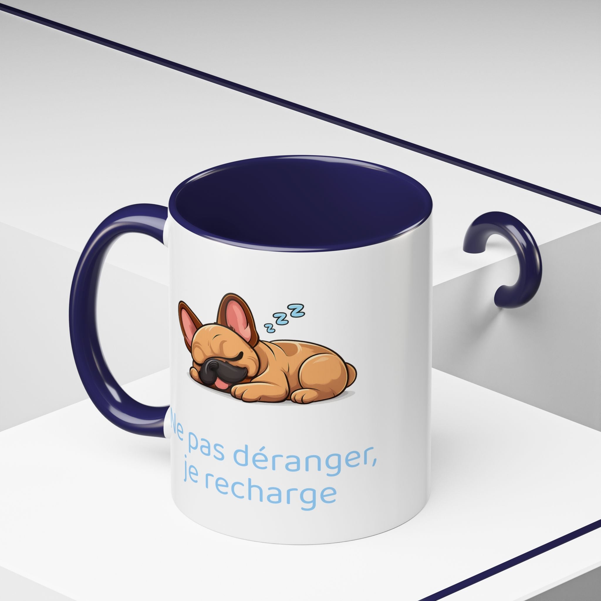 Ne pas déranger, je recharge mug - Bouledogue Français