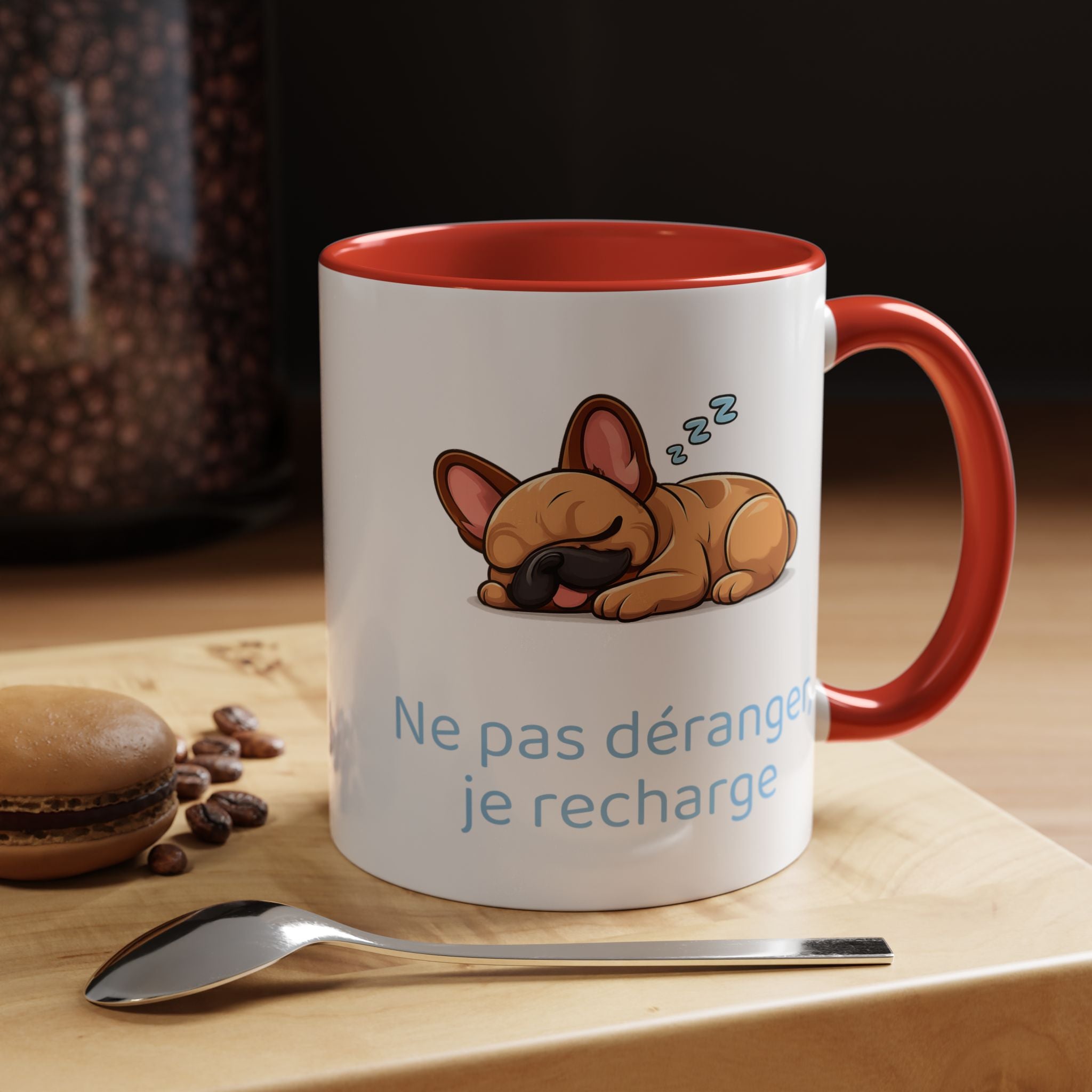 Ne pas déranger, je recharge mug - Bouledogue Français