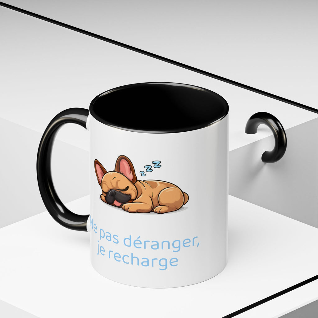 Ne pas déranger, je recharge mug - Bouledogue Français