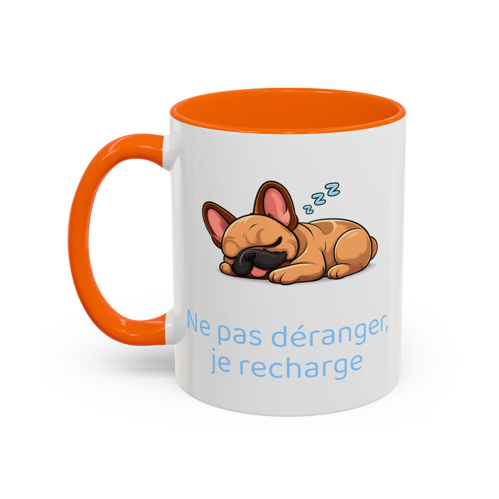 Ne pas déranger, je recharge mug - Bouledogue Français