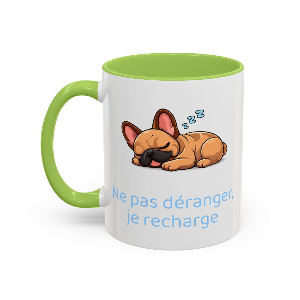 Ne pas déranger, je recharge mug - Bouledogue Français